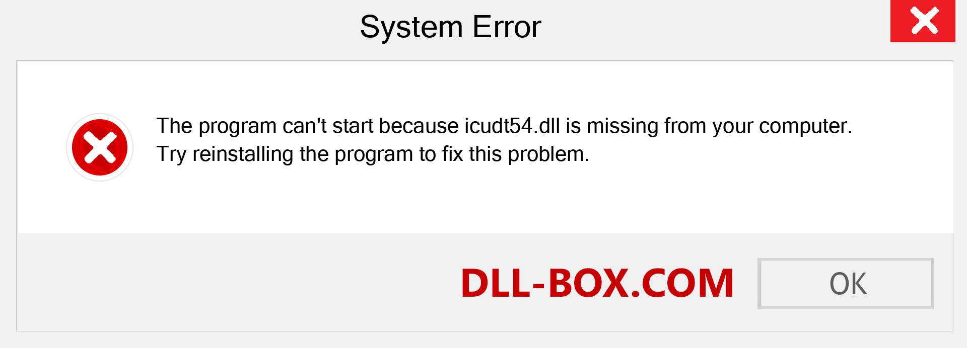  icudt54.dll file is missing?. Download for Windows 7, 8, 10 - Fix  icudt54 dll Missing Error on Windows, photos, images